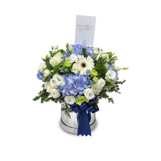 "Silver Wishes" Box of Flower