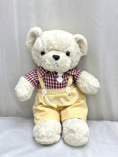 Teddy Bear with Maroon Shirt (H 40 CM)