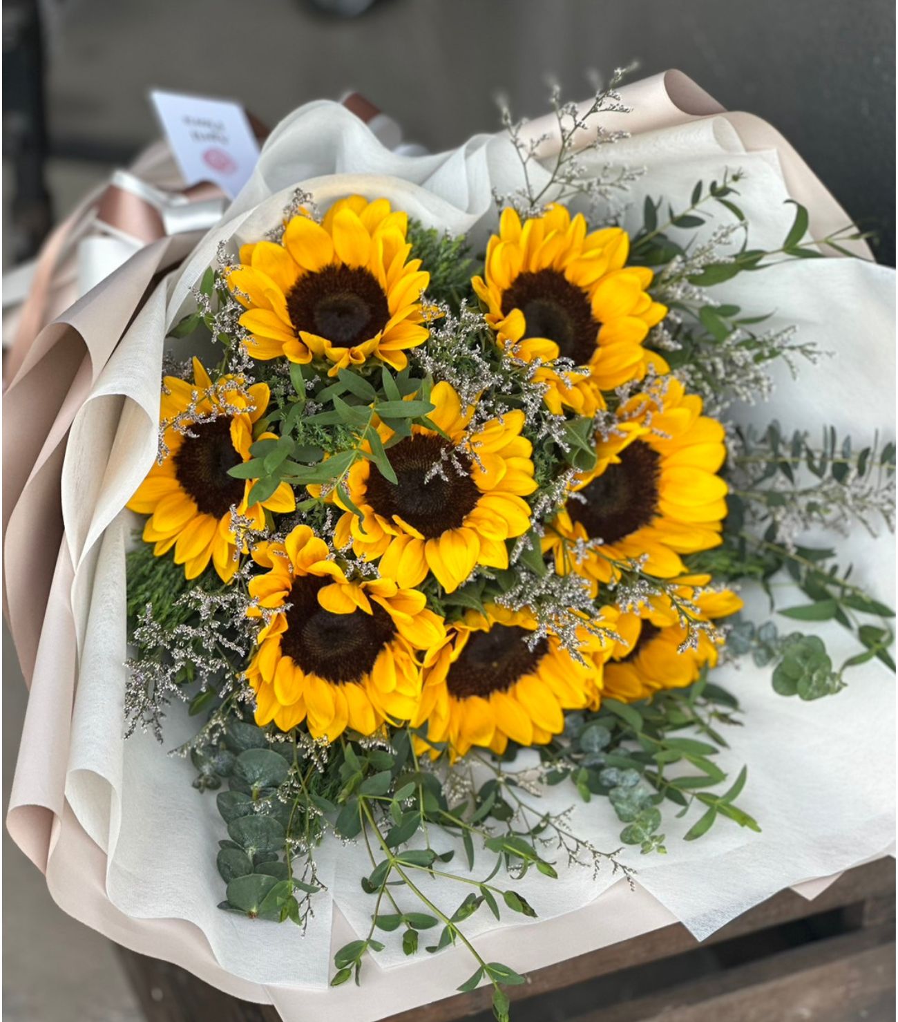 "Sun Shining" Bouquet Of Sunflowers - Phuket