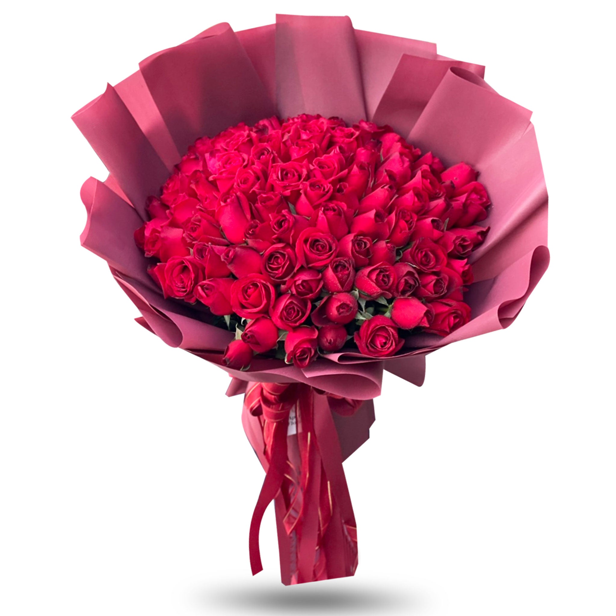 "Always You" Bouquet Of 100 Red Roses - Valentine's collection