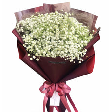 Delicate Bouquet Of Baby Breath Flowers